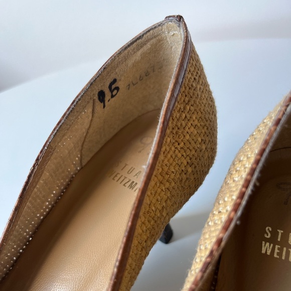 Stuart Weitzman Woven Kitten Heels - Picture 4 of 9